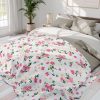 10635418968879762165_2048-1.jpeg Floral Fleece Blanket, Cozy Throw for Home, Lightweight Bedding Blanket, Perfect Gift for Her, Pink Floral Blanket