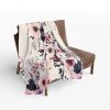 Bouquet of Flowers Fleece Blanket by Tadashi Yamamoto - Ethereal and Dreamy Feel for Cozy Nights