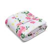 14690337026356405299_2048-1.jpeg Floral Fleece Blanket, Cozy Throw for Home, Lightweight Bedding Blanket, Perfect Gift for Her, Pink Floral Blanket
