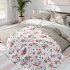 15061958598243581216_2048-1.jpeg Floral Fleece Blanket, Cozy Throw for Home, Lightweight Bedding Blanket, Perfect Gift for Her, Pink Floral Blanket