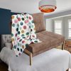 15109284910871861207_2048_custom.jpeg Polka Dots Fleece Blanket, Cozy Throw for Home, Lightweight Bedding Blanket, Perfect Gift for Her, Colourful Dots Pattern