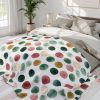 17725497078608374885_2048.jpeg Polka Dots Fleece Blanket, Cozy Throw for Home, Lightweight Bedding Blanket, Perfect Gift for Her, Colourful Dots Pattern