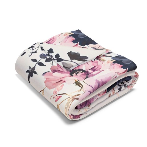 Bouquet of Flowers Fleece Blanket by Tadashi Yamamoto - Ethereal and Dreamy Feel for Cozy Nights