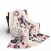 Bouquet of Flowers Fleece Blanket by Tadashi Yamamoto - Ethereal and Dreamy Feel for Cozy Nights