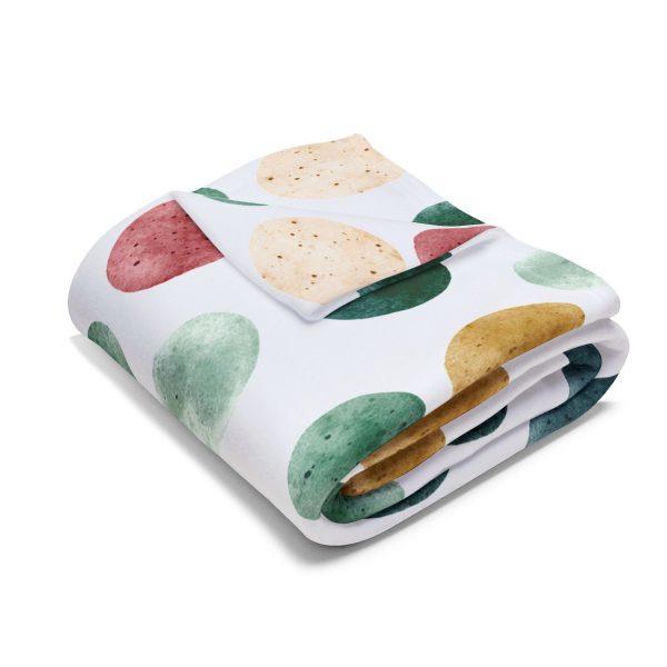 411247452827513310_2048.jpeg Polka Dots Fleece Blanket, Cozy Throw for Home, Lightweight Bedding Blanket, Perfect Gift for Her, Colourful Dots Pattern