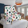 8930071179427625808_2048_custom.jpeg Polka Dots Fleece Blanket, Cozy Throw for Home, Lightweight Bedding Blanket, Perfect Gift for Her, Colourful Dots Pattern
