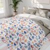 14158311187717663875_2048.jpeg Paisley Watercolor Fleece Blanket - Elegant Hand-Drawn Design in Soft Shades for a Minimalistic Look