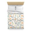 15257605039198518146_2048.jpeg Minimalist Floral All-Over Print in Soft Pastels for a Serene Look | Delicate Peach, Cream, Mint Blooms on White | Professional Textile Design