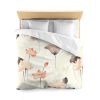 16529332587556985181_2048.jpeg Minimalist Lotus Flower Microfiber Duvet Cover | Soft Pastel Colors | Lightweight & Breathable | Elegant Bedroom Decor