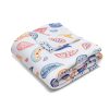 16754685506813066097_2048.jpeg Paisley Watercolor Fleece Blanket - Elegant Hand-Drawn Design in Soft Shades for a Minimalistic Look