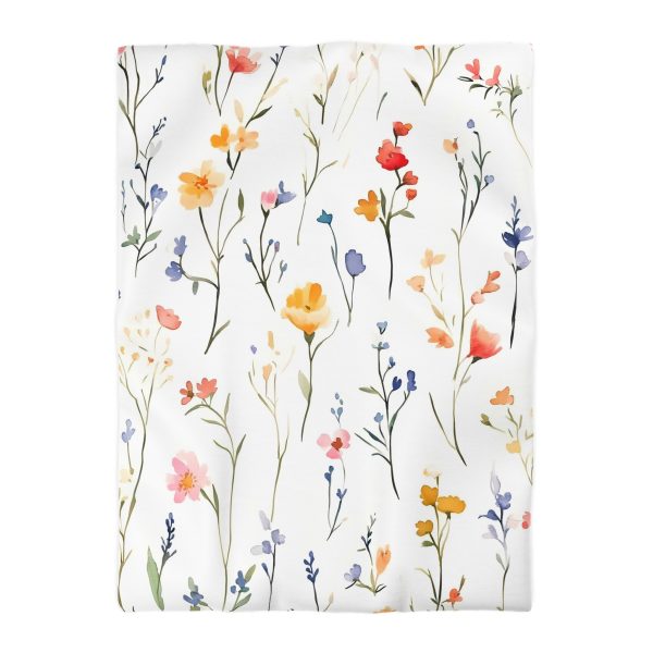 2911040205849999790_2048.jpeg Meadow Flowers Watercolor White Floral Print - Pastel Colors Cute Pattern on Watercolor Paper Texture
