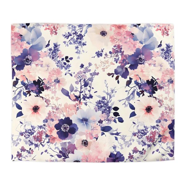 3107946196963109537_2048.jpeg Luxurious Microfiber Floral Duvet Cover Inspired by Tadashi Yamamoto | Soft Pastel Colors | Lightweight Breathable Material | Bedroom Makeover Essential