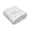 5399334939413365854_2048.jpeg Pastel Paisley Buds Minimalist Fleece Blanket - Pink, Cream, Mint - Airy, Elegant Design