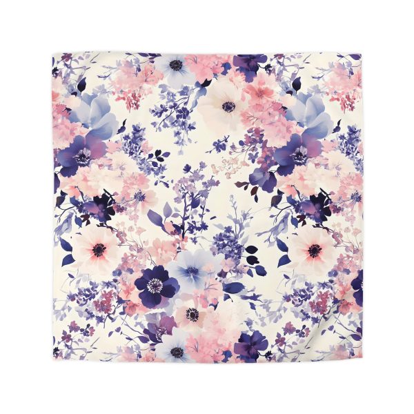 5911933832890485822_2048.jpeg Luxurious Microfiber Floral Duvet Cover Inspired by Tadashi Yamamoto | Soft Pastel Colors | Lightweight Breathable Material | Bedroom Makeover Essential