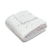 6126376888834352733_2048.jpeg Minimalist Fleece Blanket with Isolated Stars and Dots in Blush, Mint, and Cream | Soft Pastel Palette | Airy and Elegant Design