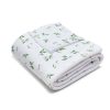 6964057028585451638_2048.jpeg Jasmine Blooms Fleece Blanket - Soft Floral Design for Stylish Home Decor