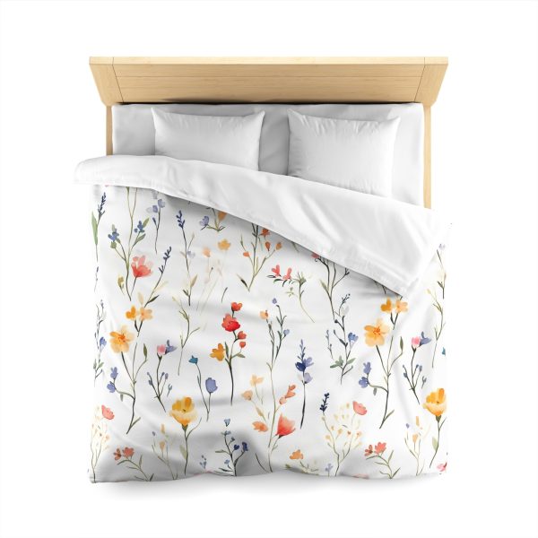 9947953549174649438_2048.jpeg Meadow Flowers Watercolor White Floral Print - Pastel Colors Cute Pattern on Watercolor Paper Texture