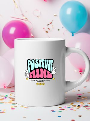 Positive Mind Coffee Mug – Inspirational Ceramic Tea Cup for Everyday Motivation