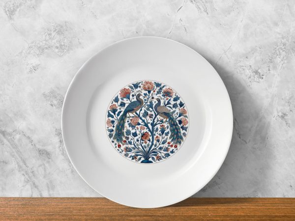 Folk Harmony – Madhubani Peacock Plate Folk Harmony – Madhubani Peacock Plate