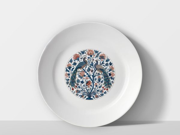 Folk Harmony – Madhubani Peacock Plate Folk Harmony – Madhubani Peacock Plate