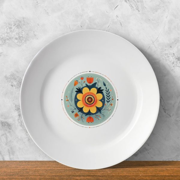 Petal Rangoli – Celebration Plate Petal Rangoli – Celebration Plate