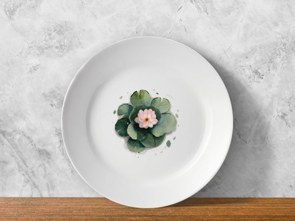 Sacred Lotus – Botanical Plate Sacred Lotus – Botanical Plate