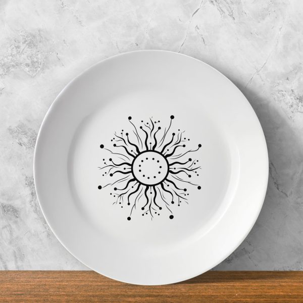 Solar Mandala – Radiant Sun Plate Solar Mandala – Radiant Sun Plate
