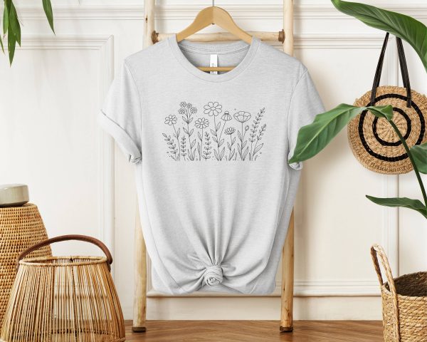 Boho Babe Mockups (1) Tshirt with floral pattern (Copy)