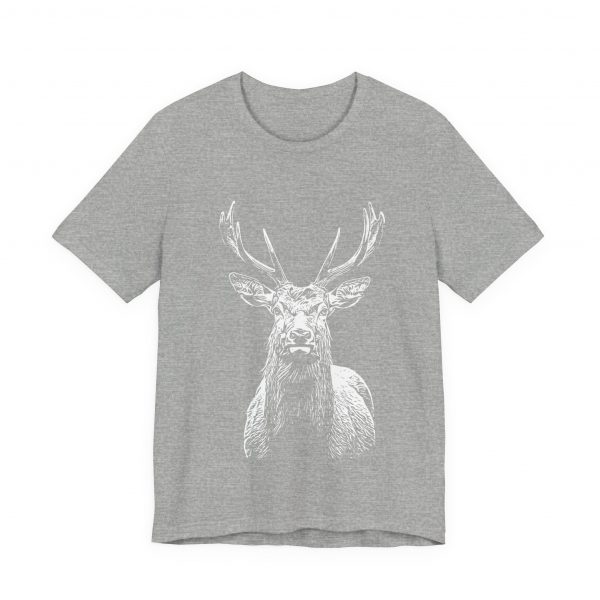 12044054691680431414_2048.jpeg Majestic Stag Sketch T-Shirt - Wildlife Fashion for Girls and Women Who Love Animals!