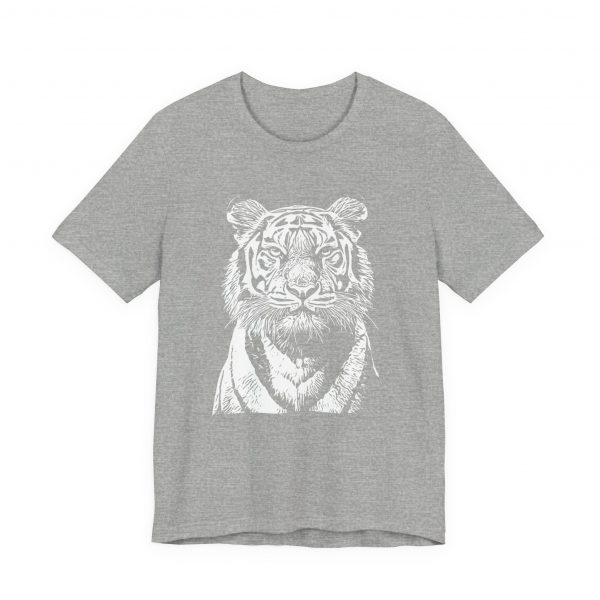 Tiger Sketch Tee for Girls and Women - Roar in Style with this Unique Animal Lover Shirt