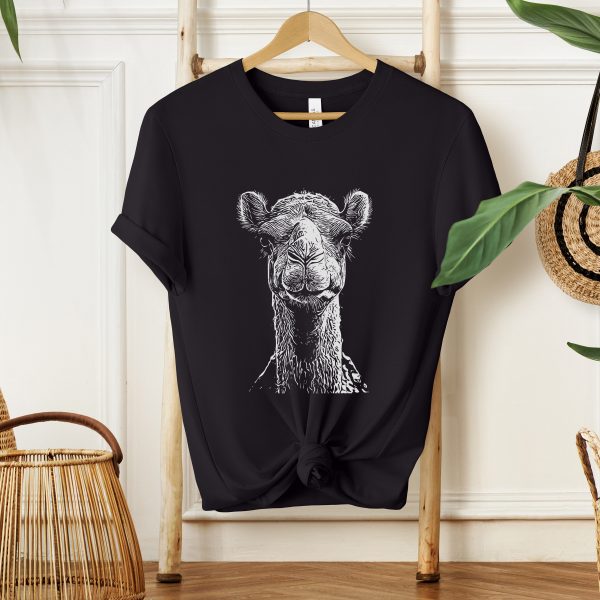 1768585921-854227-12.jpg Stylish Camel Sketch T-Shirt for Girls and Women - Show Your Passion for Animals in Fashion!
