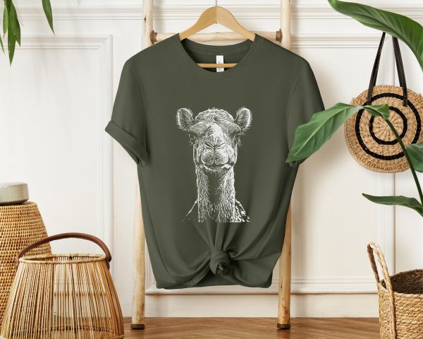 1768585921-854227-15.jpg Stylish Camel Sketch T-Shirt for Girls and Women - Show Your Passion for Animals in Fashion!