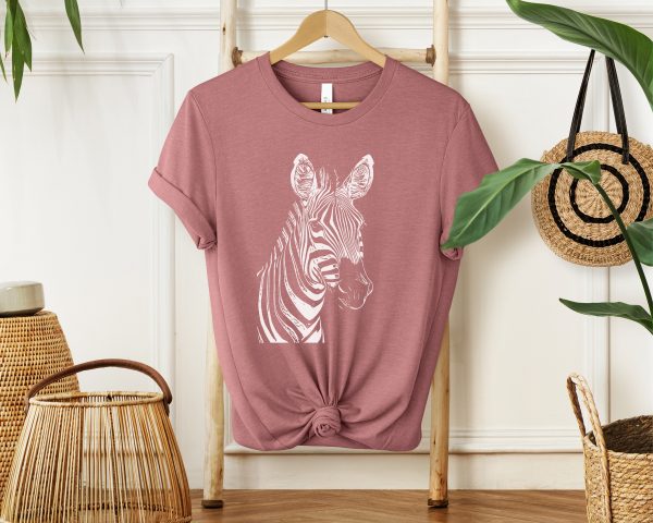 1768585944-365708-10.jpg Stylish Zebra Sketch Graphic Tee for Girls and Women - Perfect Casual Wear for Animal Lovers