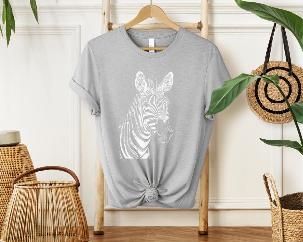 1768585944-365708-11.jpg Stylish Zebra Sketch Graphic Tee for Girls and Women - Perfect Casual Wear for Animal Lovers
