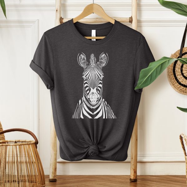 1768585947-031651.jpg Zebra Sketch Graphic T-Shirt for Girls and Women - Express Your Wild Side in Style with this Animal Lover Tee