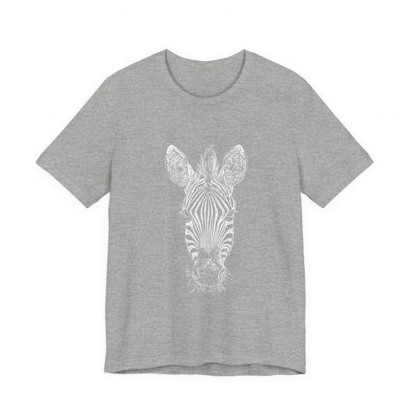 Zebra Sketch T-Shirt for Girls and Women - Embrace Your Wild Side with this Unique Animal Lover Tee