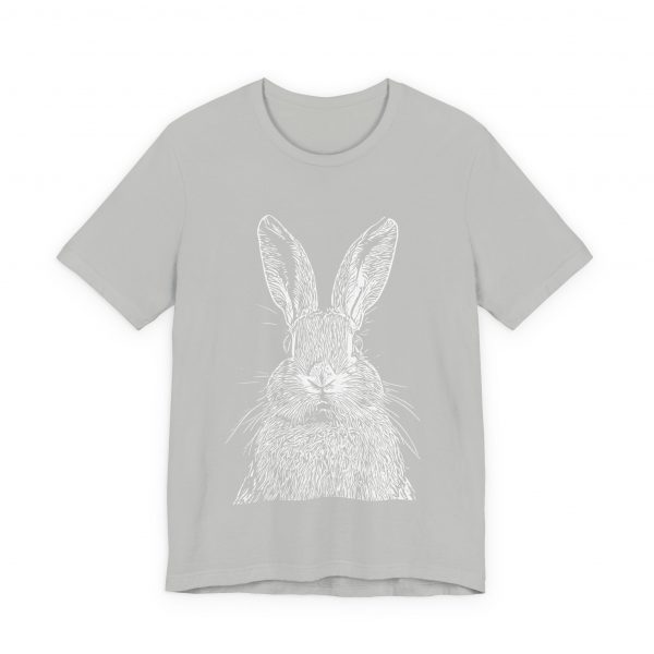 4365499651473332403_2048.jpeg Adorable Rabbit Sketch Women's T-Shirt - Cute Animal Lover Tee with Whimsical Design