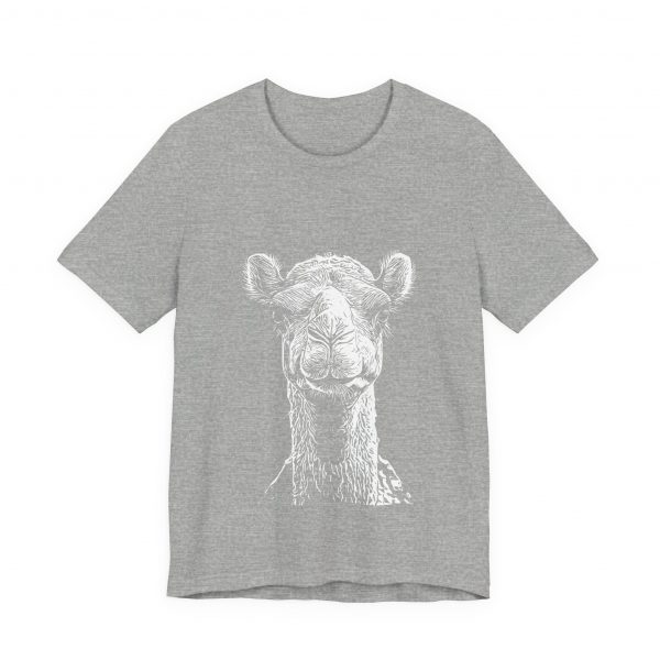 6813201890775086307_2048.jpeg Stylish Camel Sketch T-Shirt for Girls and Women - Show Your Passion for Animals in Fashion!