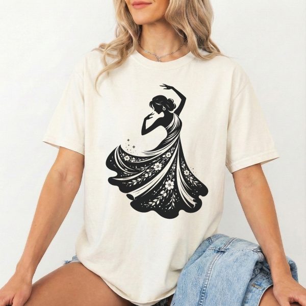 Dancer-Inspired T-Shirt Design for Art and Dance Enthusiasts in India