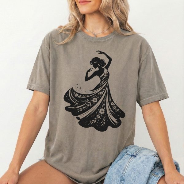 Dancer-Inspired T-Shirt Design for Art and Dance Enthusiasts in India